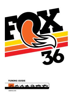 TUNING GUIDE - Fox Factory