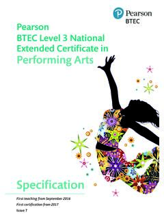 Pearson BTEC Level 3 National Extended Certificate in ...