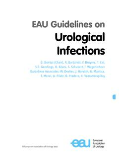 EAU Guidelines on Urological Infections