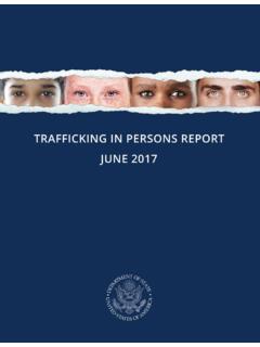 2017 Trafficking in Persons Report - Justice