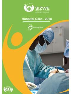 Hospital Care - 2018 - Sizwe