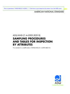 ASQ/ANSI Z1.4–2003 (R2018) SAMPLING PROCEDURES AND …