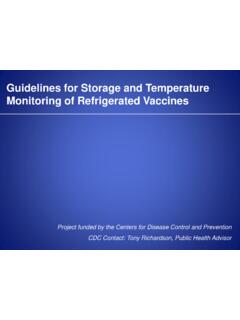 Guidelines for Storage and Temperature Monitoring of ...