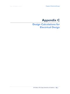 Design Calculations for Electrical Design