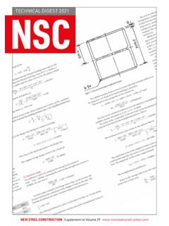 TECHNICAL DIGEST 2021 NSC - steelconstruction.info