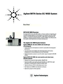 Agilent 5977A Series GC/MSD System - Quantum …