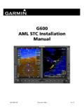 G600 AML STC Installation Manual - Garmin …