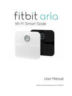 Fitbit Aria User Manual