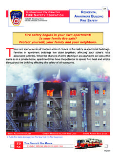 Fire safety begins in your own apartment! Is your family ...