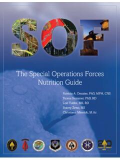The Special Operations Forces Nutrition Guide
