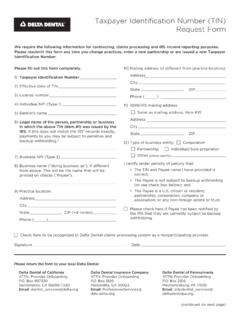 Taxpayer Identification Number (TIN) Request Form