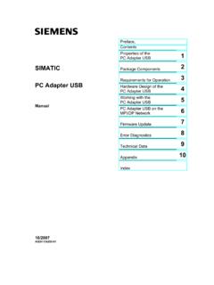 PC Adapter USB - Siemens