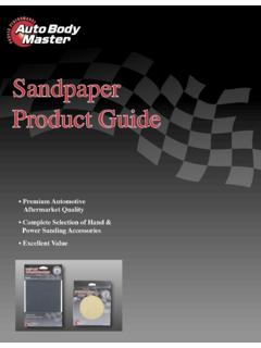 ABM Sandpaper Guide - Autobody Master