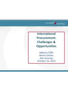 International Procurement: Challenges &amp; …