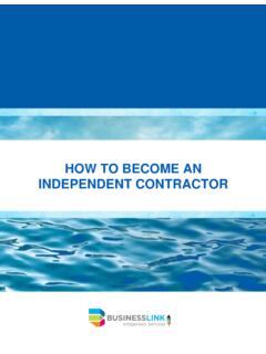 HOW TO BECOME AN INDEPENDENT CONTRACTOR