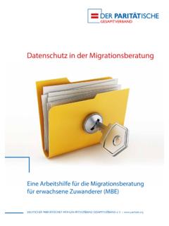 Datenschutz in der Migrationsberatung