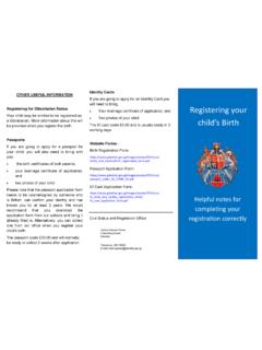 Registering your child’s Birth - Gibraltar Health …