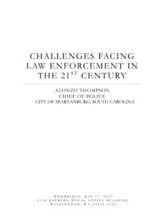 CHALLENGES FACING LAW ENFORCEMENT IN THE 21 ST …