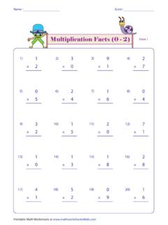 Score - Math Worksheets 4 Kids