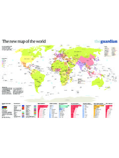 The new map of the world