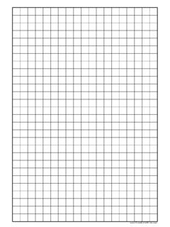 Graph Paper to Print - 1cm Squared Paper PDF