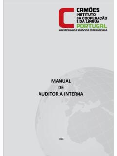 MANUAL DE AUDITORIA INTERNA - Instituto Cam&#245;es