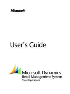 Store Operations User's Guide - Palmetto POS