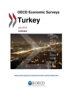 OECD Economic Surveys: Turkey 2018