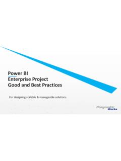 Power BI Enterprise Project Good and Best Practices