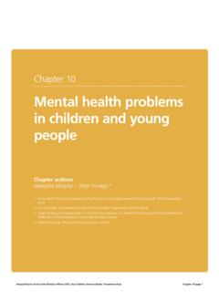Mental health problems in children and young people - GOV.UK