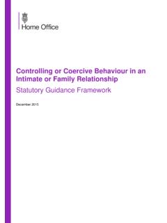 Controlling or Coercive Behaviour in an Intimate or Family ...