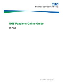 NHS Pensions Online Guide
