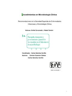 Procedimientos en Microbiolog&#237;a Cl&#237;nica - SEIMC