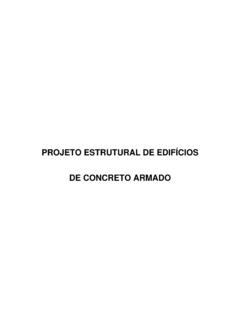 PROJETO ESTRUTURAL DE EDIF&#205;CIOS DE CONCRETO ARMADO