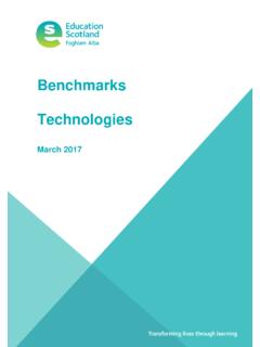 Benchmarks Technologies - Education Scotland