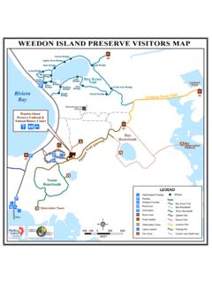 WEEDON ISLAND PRESERVE VISITORS MAP