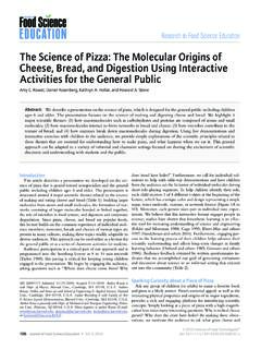 TheScienceofPizza:TheMolecularOriginsof Cheese,Bread ...
