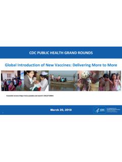 Global Introduction of New Vaccines: Delivering More to More