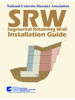 National Concrete Masonry Association SRW - …