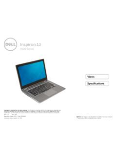 Inspiron 13 7353 Specifications - Dell