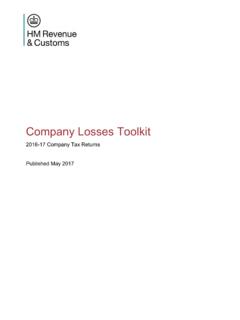 HMRC Company Losses Toolkit - GOV.UK