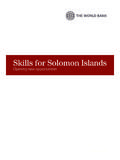 Skills for Solomon Islands - World Bank