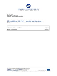 ICH guideline E2B (R3) - questions and answers