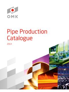 Pipe Production Catalogue