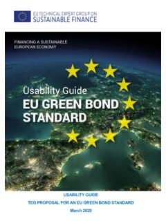 EU green bond standard usability guide
