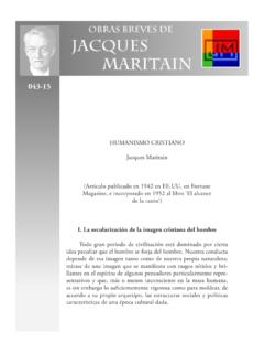 043-15 - JACQUES MARITAIN, FILOSOFO CRISTIANO