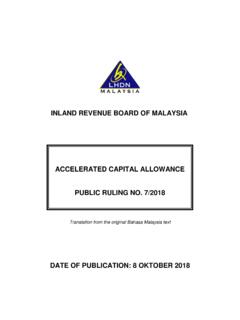 INLAND REVENUE BOARD OF MALAYSIA ACCELERATED …