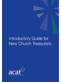 Introductory Guide for New Church Treasurers