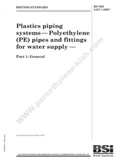 BS ISO 4427-1- Polyethylene pipes and fittings for water ...