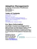 Adaptive Management - FOS Online